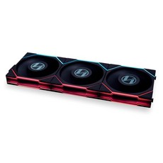 리안 리 UNI 팬 TL LCD 140 후진 블레이드 ARGB FDB 베어링 데이지 체인 스타일 블랙 싱글 팩 컨트롤러 없음 14RTLLCD1B.미국, LCD 120 리버스 트리플 블랙 _Li UNI, 1개