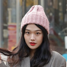 웨스트무브 비니 샤네르 윈드 니트모자 뿔 골지 겨울 방한 털모자 (5컬러)