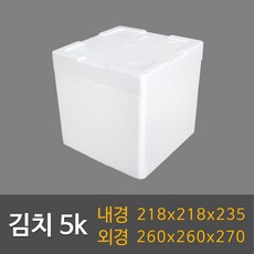 택배용 식품용 김치5k(32ea) 굴박스(대) 스티로폼박스, 1개