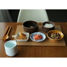 미니멀 라이프 우드 개인 식탁 매트(친환경 테이블 매트 주방 인테리어)
