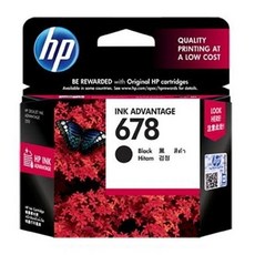 문구사무/NO.678_CZ107AA 사무용품 HP/잉크/검정 토너 잉크 소모품 문구용품 HP, 본상품선택, 1