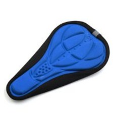 자동차 MTB 자전거용 3D 실리콘 고무 받침 받침 커버 쿠션 블루