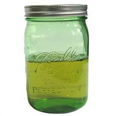 티에스컴즈 메이슨자 저장용기 그린 헤리티지 900ml 소스 밀폐 밀폐용기 세트