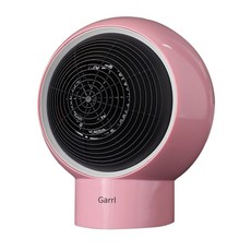 Garrl 사무실 탁상용 미니온풍기 히터 가정용, 핑크
