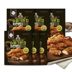 G) 신세계푸드 올반 슈퍼크런치 치킨텐더440g*6팩, 440g, 6개