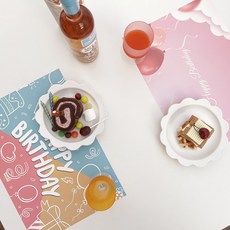 종이테이블매트 한 장씩 뜯어쓰는 일회용 식탁매트 24P 모음 옵션10종, PLACEMAT NO.10, 1개