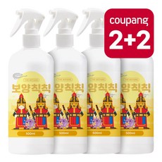 더보양 보양칙칙 1+1 강아지 고양이 안전한 천연 살균 탈취제, 4개, 500ml - 코코뽀숑