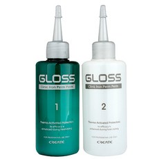 그리에이트 그로스 클리닉 세팅 펌 1 2제 150ml (손상모-1박스10개입), 그로스 아이롱펌펌150ml(10개입), 1개