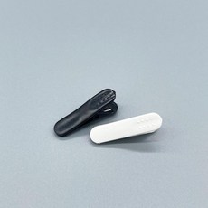 무전기 마이크 이어폰 클립 집게 선정리 악세사리 (WEC7C03), 블랙, 1개
