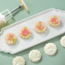 쿠키커터 몰딩 베이킹 제과 제빵 디저트 쿠키 50g 꽃 문 케이크 금형 데이지 모양, 오십