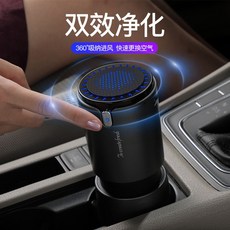 미래산업안전 공기청정기 음이온 미세먼지 차량용방향제 냄새, 화이트