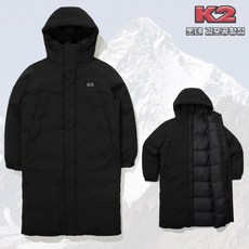 K2 패딩 자켓 남여공용 24FW 시그니처 논퀼팅 롱다운 GMW24597 089 점퍼