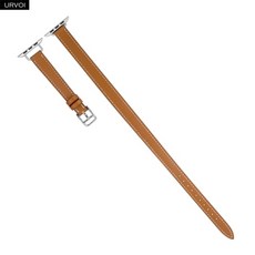 가죽스트랩 urvoi attelage double tour for watch band series 8 7 6 se 5 4321 iwatch 울트라 교체용 시계 줄