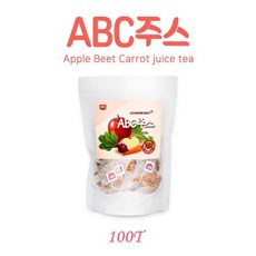 국내산 ABC주스 티백 차 100티백 에이비씨 쥬스 비트 사과 당근 내장지방 뱃살 클렌즈 몸신 abc juice, 1개, 1.5g