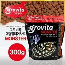 그로비타 대형어 사료 몬스터 300g, 1개