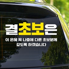 108 STUDIO 초보운전 차량스티커300, 317(결초보은)미디움