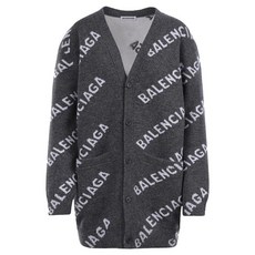 BALENCIAGA 20FW 발렌시아가 자가드 로고 울 가디건 620984 발렌시아가8 8
