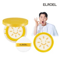 [엘로엘] 최신상 빅 썬쿠션 본품1+리필1 톤업선쿠션, 1세트