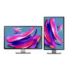 DELL 22인치23인치24인치 LED FHD IPS광시야각 피벗높낮이 사무업무용모니터 중고AA, 54cm, DELL 22인치 피벗