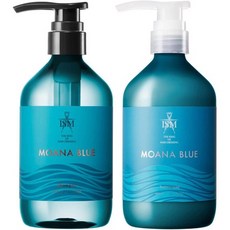 일본직발송 6. ISM 샴푸 트리트먼트 세트 모아나 블루 각 490ML B08D6T5QTP, One Size, 1개