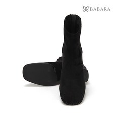 바바라 스웨이드 글리터 부츠 6cm_BBD862BB