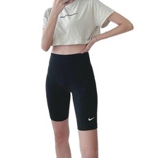 나이키 우먼스 SW 레깅스 쇼츠 블랙 러닝/헬스/필라테스/요가/바이크/데일리