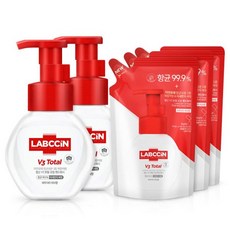 랩신 핸드워시 손세정제 토탈 250mlx2+200mlx3개, 랩신 핸드워시 손세정제 토탈 250mlx2+200mlx, 1개