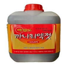 안가네젓갈 백령도 생젓국 까나리 액젓 100%원액 국산 9kg, 1통