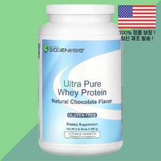 너트라 바이오제니스 울트라 퓨어 웨이 프로틴 단백 내추럴 초콜릿 2파운드 12온스 1250g Nutra BioGenesis Ultra Pure Whey Protein Natural, 1개