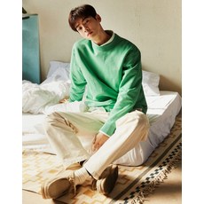 GIORDANO 023510 크루넥 솔리드 맨투맨15color 01023510