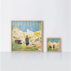 LP액자 CD액자 / 슬림프레임 / 레코드액자 / MDF 엘피액자 / 사물들 Vinyl Frame, Natural Ash, 12인치, 1개 - lp제작