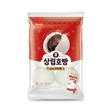 삼립 냉동 미니 단팥 호빵 (6입 x 4봉) + 은나노or친환경 아이스팩, 단팥호빵 4봉, 4개, 240g
