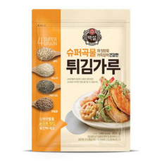 곡물튀김가루
 CJ 백설 슈퍼곡물건강한튀김가루 400g 3개