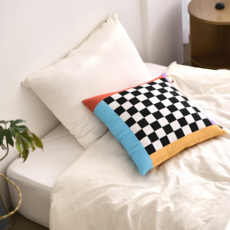 체커보드쿠션커버
