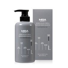 MBA 탈모완화 새치개선 두피영양 탈모케어 모발아 더마 블랙턴 앤 프로틴 헤어 샴푸 500ml, 1개