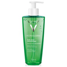 Vichy 비쉬 Normaderm Salicylic Acid 데일리 딥 젤 클렌저 6.7floz(200ml), 1개