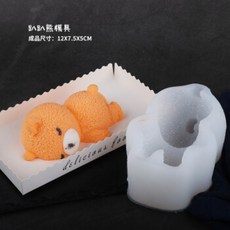 토끼 금형 그물 빨간 침 돼지 돼지 실리콘 우유 냉동 토끼 푸딩 젤리 베이킹 사피 개 무스 모델 거짓말