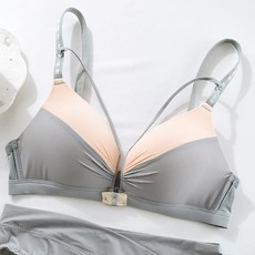 차이홍글로벌샵 앞단추 여성 노와이어 경량 이지 미등기 소녀 학생 고등학교 숏 흉부위 뽕브라 컵