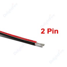 2/3/4/5/6pin 전기 와이어 22/20/18AWG LED 커넥터 케이블 5/10/20/50/100m 3528 2835 RGB 스트립, 10m, 1개