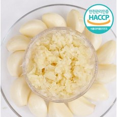 [HACCP인증] 국내가공 냉동 다진마늘 1kg x 2봉, 2개