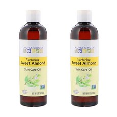 Aura Cacia 아우라카시아 너처링 스위트 아몬드 Nurturing Sweet Almond 16oz(473ml) 2팩, 1개