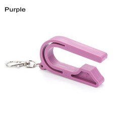 14세이상 자동차 벨트 잠금 해제 릴리스 좌석 키 휴대용 키케이스 키홀더 도구 악세사리, 03 purple