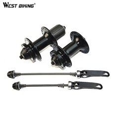 서쪽 자전거 자전거 허브 mtb 자전거 허브 키트 디스크 베어링 32 h 전면 후면 mtb 자전거 자전거 부품 도로 사이클링 후면 허브 자전거 허브|rear hub|bicycl, 1개, black