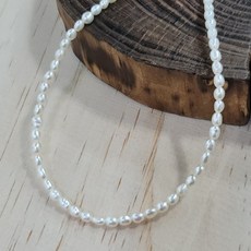 진주목걸이3mm