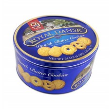 로얄 단스크 대니쉬 버터 쿠키 대용량 1.81kg 틴 케이스 비스킷 Royal Dansk Danish Butter Cookies