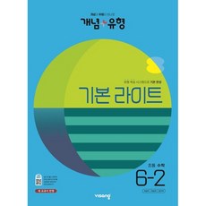 개념+유형 기본 라이트 초등 수학 6-2(2023) [비상], 단품없음