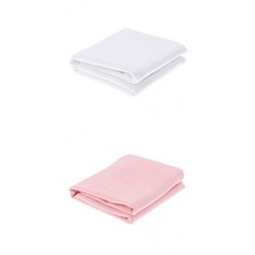 GHSHOP 2x 신생아 사진 소품 신생아 랩 아기 사진 담요 핑크 화이트, 면, 분홍