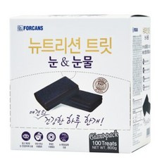 [포켄스] 강아지 영양제 뉴트리션 트릿 눈&눈물 100P + 사은품, 빌베리+루테인, 1개