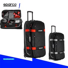 SPARCO 레이싱 전용 헬멧 캐리어 경주 보관 가방, 블랙+실버
