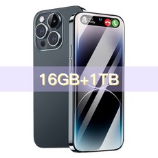 2023 i 14 프로 맥스 스마트폰 3G 4G 5G 스마트폰 8000mAh 휴대폰 108MP 스마트폰 7.3 인치 언락 휴대폰 신제품 없음 12.Black 16G1TB 상품 이미지